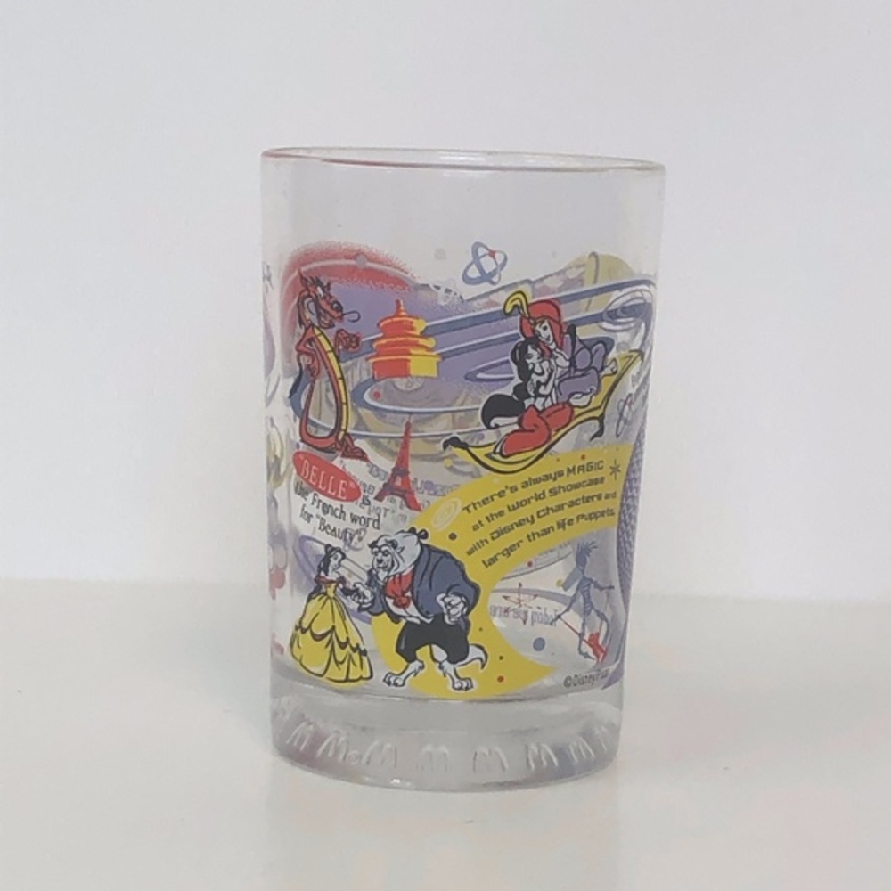 McDonalds Walt Disney World Drinking Glass Cup